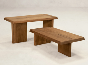 X + L 08 - Low rectangular teak coffee table _ Phantom Hands